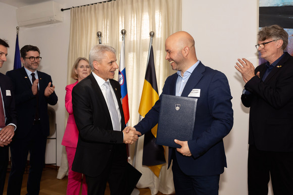 Delegationsreise Staatsssekretär Dr. Rapp auf Delegationsreise nach Slowenien Delegationsreise Slowenien