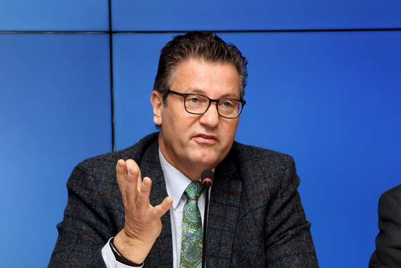 Pressekonferenz Bio-Musterregionen Baden-Württemberg vorgestellt Landwirtschaftsminister Peter Hauk