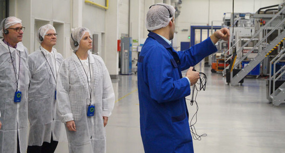 Besuch der Firma Alpla Werke Lehner GmbH & Co KG in Markdorf im Rahmen der Kreisbereisung Bodenseekreis am 27. November 2017