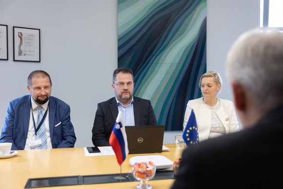 Delegationsreise Staatsssekretär Dr. Rapp auf Delegationsreise nach Slowenien Delegationsreise Slowenien