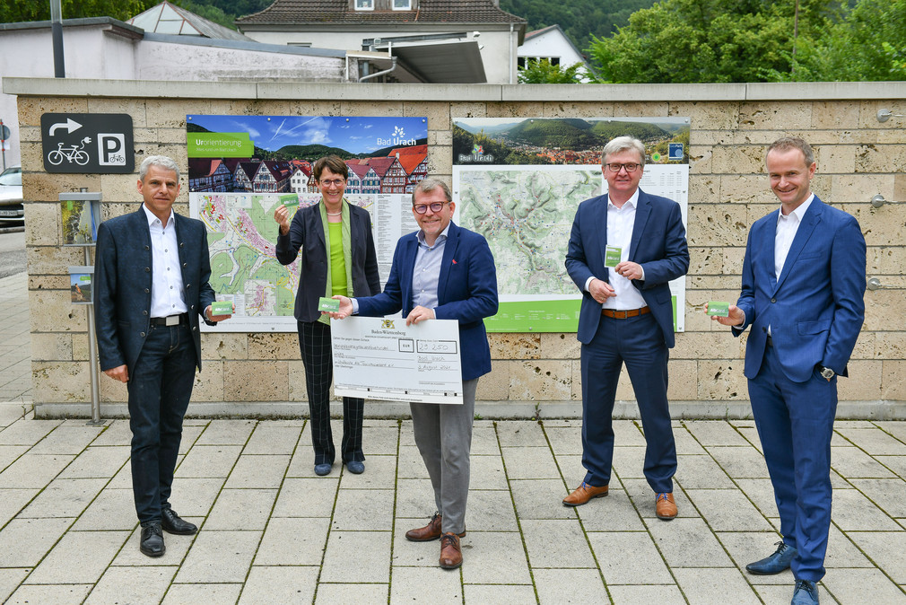 Besuch der Geschäftsstelle SAT in Bad Urach am 3. August 2021 im Rahmen der Tourismus-Sommerreise