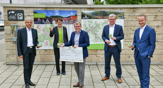 Besuch der Geschäftsstelle SAT in Bad Urach am 3. August 2021 im Rahmen der Tourismus-Sommerreise