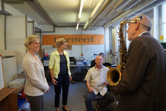 Besuch der Firma Fiberreed Harry Hartmann in Leinfelden-Echterdingen im Rahmen der Arbeitsmarktpolitischen Reise am 14. August 2017