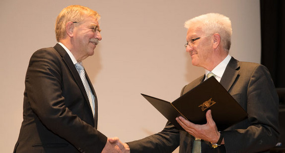 Ministerialdirektor Hubert Wicker wird in den Ruhestand verabschiedet.