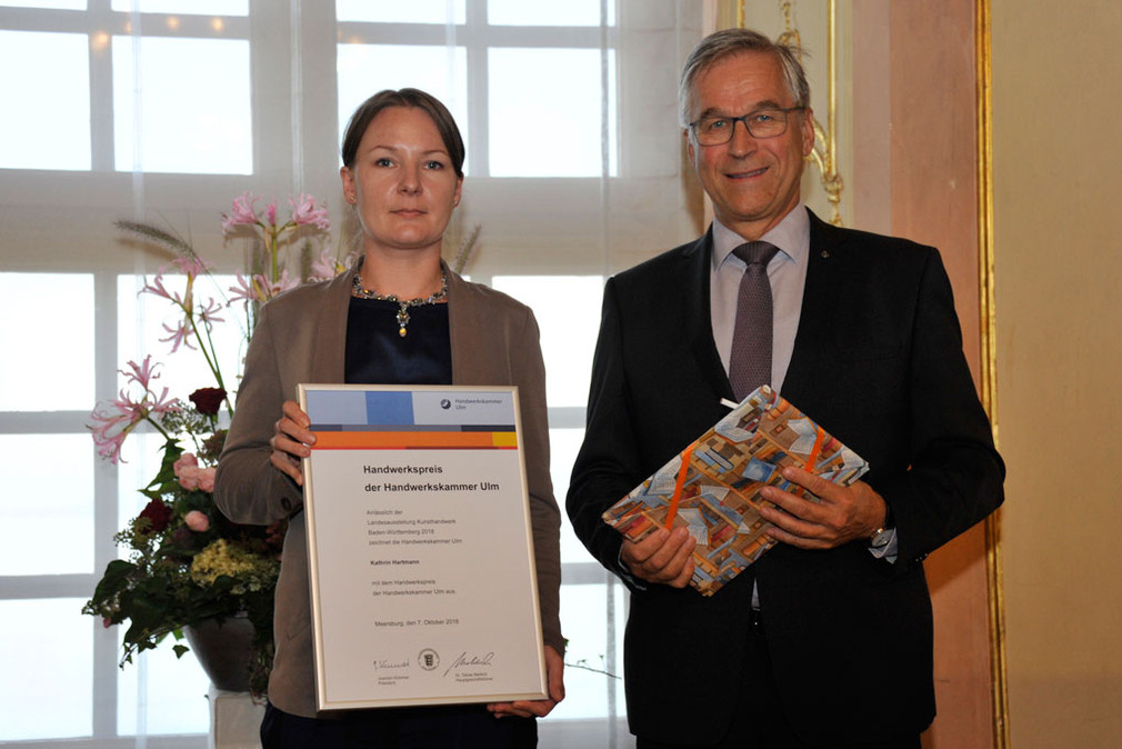 Verleihung des Handwerkspreises an Kathrin Hartmann