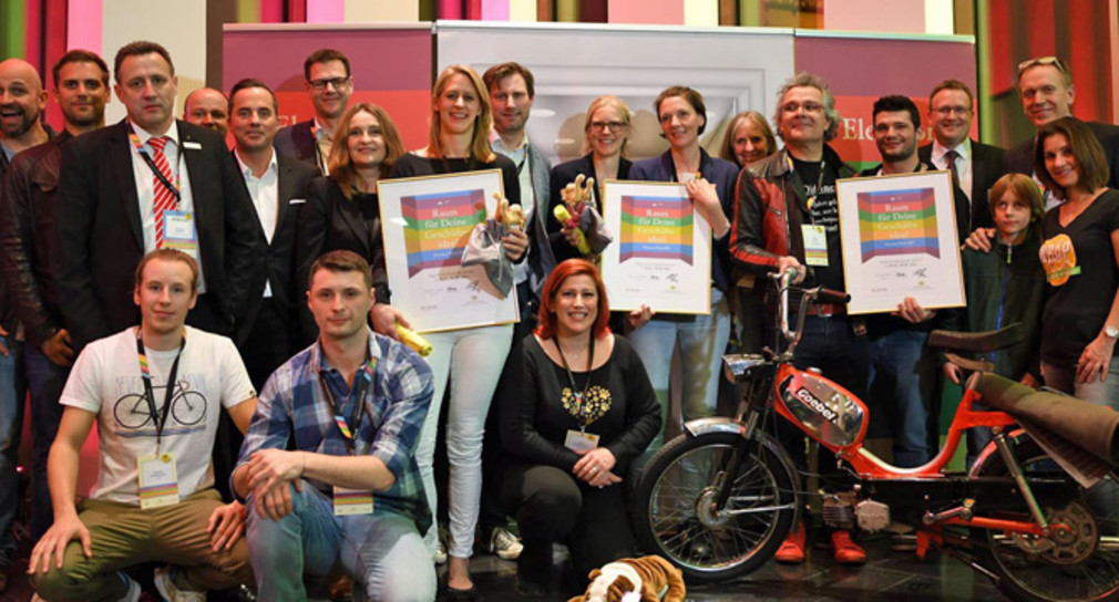 Gruppenfoto vom  Wettbewerb „Elevator Pitch BW – Regional Cup Neckar-Alb"