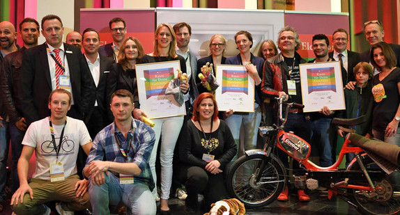 Gruppenfoto vom  Wettbewerb „Elevator Pitch BW – Regional Cup Neckar-Alb"