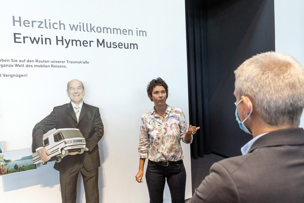 Besuch des Hymer-Museums in Bad Waldsee am 9. August 2021 im Rahmen der Tourismus-Sommerreise