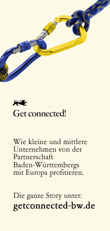  Banner zur digitalen Broschüre: Get connected!
