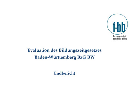 Titel des Evaluationsbericht zum Bildungszeitgesetz