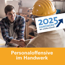 Banner zur Webseite Personaloffensive Handwerk 2025