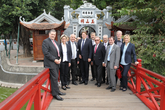 Abschluss-Stadtrundgang in Hanoi.