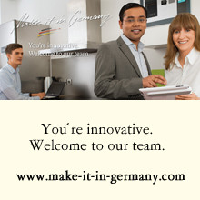 Banner zum Portal "Make it in Germany"