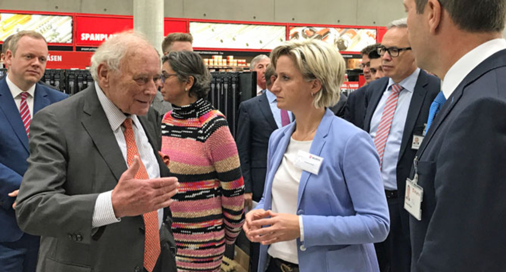 Wirtschafts- und Arbeitsministerin Dr. Nicole Hoffmeister-Kraut besuchte im Rahmen der Kreisbereisung am 28. September 2017 im Hohenlohekreis mehrere Unternehmen.