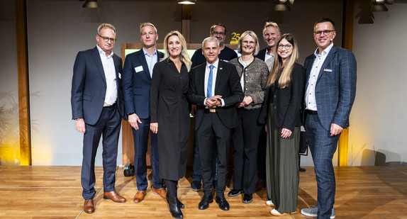 Gruppenbild anlässlich der Touristischen Fachveranstaltung in der Landesvertretung in Berlin