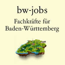 Banner zum Portal Fachkräfte für Baden-Württemberg bw-jobs