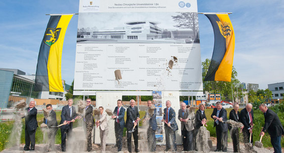 Spatenstich für den Neubau der Chirurgischen Universitätsklinik Heidelberg