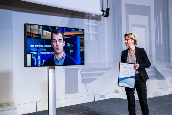 Auszeichnung Verleihung des Landes-Innovationspreises 2020 Innovationspreis 2020