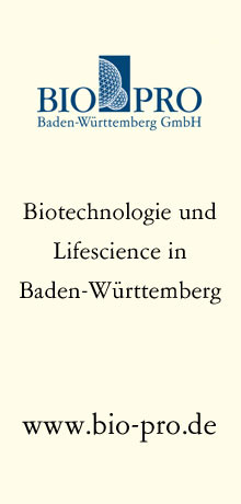 Banner BioPro Baden-Württemberg