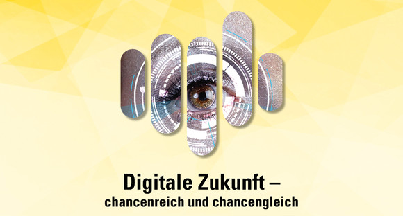 Logo der Veranstaltunsreihe Digitale Zukunft: chancenreich und chancengleich