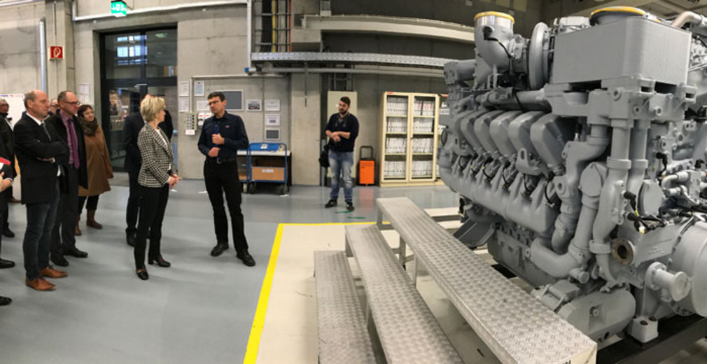 Besuch der Firma Rolls Royce Power Systems AG in Friedrichshafen im Rahmen der Kreisbereisung Bodenseekreis am 27. November 2017