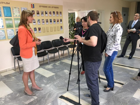 Besuch des Uraler College für Technologie und Unternehmertum