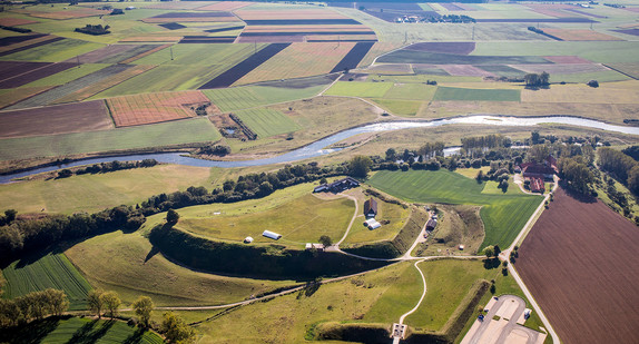 Die am Oberlauf der Donau gelegene Heuneburg 