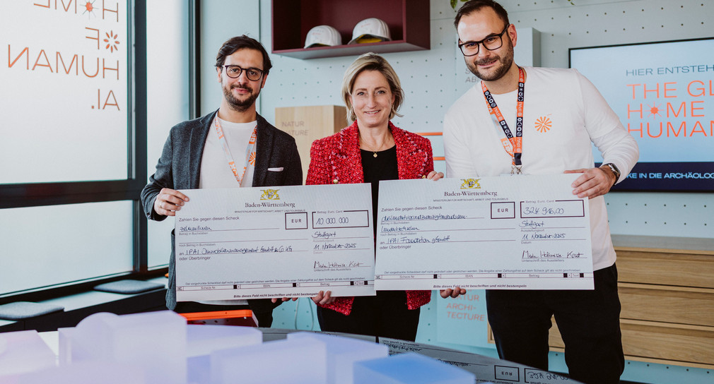 Förderung Land investiert 10,3 Millionen Euro am IPAI Bescheidübergabe IPAI