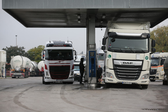 Besuch August Gschwander Transport GmbH in Teningen-Nimburg im Rahmen der Logistikreise am 13. Oktober 2021. 