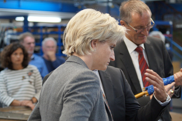 Kreisbereisung Ministerin besucht Landkreis Böblingen Besuch der perma-trade Wassertechnik GmbH in Leonberg im Rahmen der Kreisbereisung Böblingen am 5. Oktober 2017