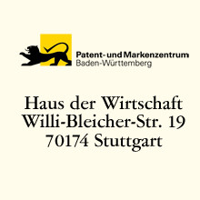 Banner zum Portal des Informationszentrums Patente