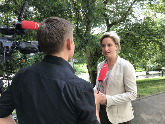 Arbeitsmarkt Arbeitsmarktpolitische Reise Besuch der Staufen Arbeits- und Beschäftitungsförderung gGmbH (SAB) in Göppingen im Rahmen der Arbeitsmarktpolitischen Reise am 14. August 2017
