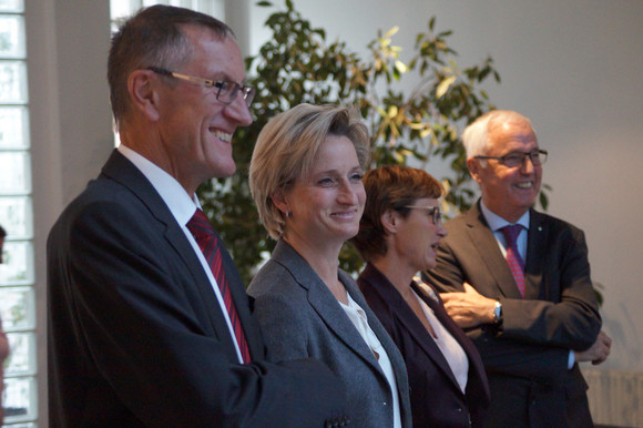 Kreisbereisung Ministerin besucht Landkreis Böblingen Besuch der perma-trade Wassertechnik GmbH in Leonberg im Rahmen der Kreisbereisung Böblingen am 5. Oktober 2017