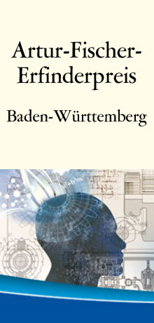 Banner zur Internetseite des Artur-Fischer-Erfinderpreises