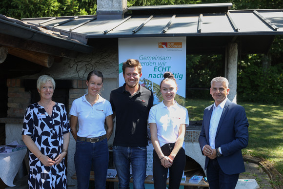 Staatssekretär Dr. Patrick Rapp im Naturresort Gerbehof in Friedrichshafen