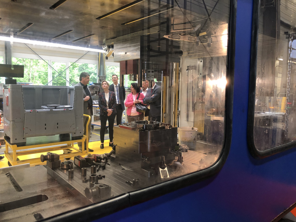 Besuch der WEBO Werkzeugbau Oberschwaben GmbH in Amtzell im Rahmen der Kreisbereisung Ravensburg am 29. Mai 2019.