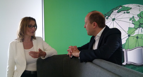 Besuch der Firma DEKRA in Stuttgart im Rahmen der arbeitsmarktpolitischen Reise am 17. Mai 2018. 