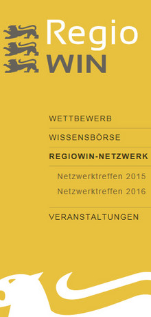 Banner RegioWin: Wettbewerb zur zukunftsfähigen Regionalentwicklung