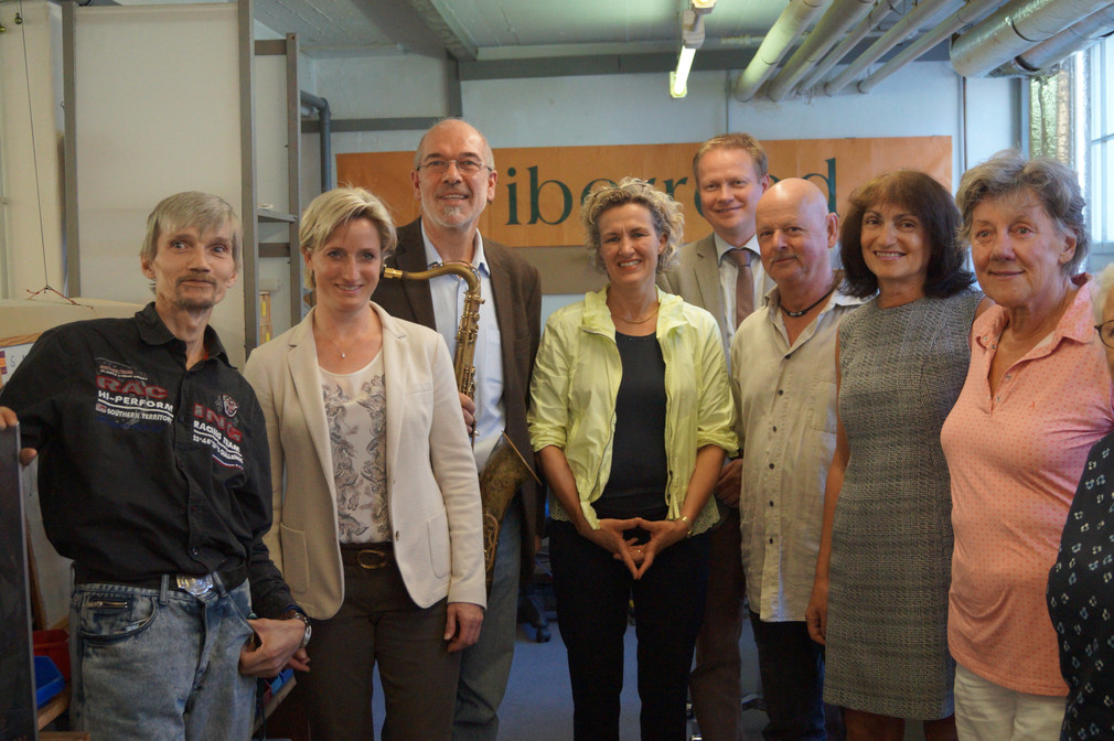 Besuch der Firma Fiberreed Harry Hartmann in Leinfelden-Echterdingen im Rahmen der Arbeitsmarktpolitischen Reise am 14. August 2017