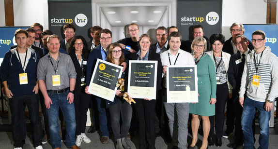 Gruppenfoto Elevator Pitch Offenburg 