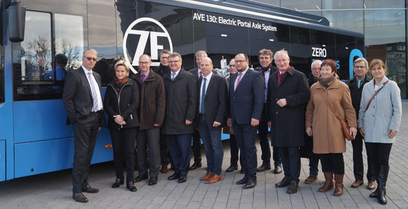 Besuch der ZF Friedrichshafen AG in Friedrichshafen im Rahmen der Kreisbereisung Bodenseekreis am 27. November 2017