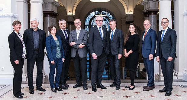 Das Preiskommitee 2020 des Innovationspreises des Landes Baden-Württemberg