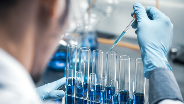 Mitarbeiter in einem medizinischen Labor