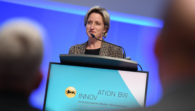 Verleihung des Landesinnovationspreises 2022 mit Wirtschaftsministerin Dr. Hoffmeister-Kraut