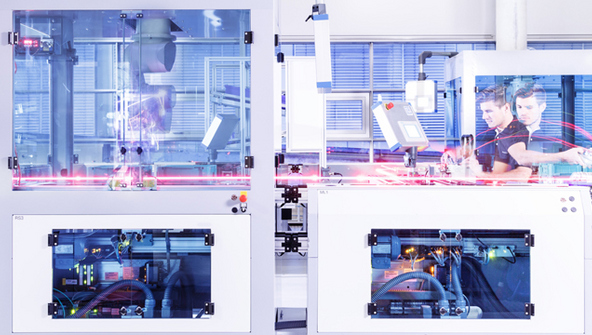 Flexibel automatisierte Fertigung (Quelle: Fraunhofer IPA)