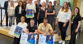 Teilnehmer des Elevator Pitchs Region Heilbronn-Franken